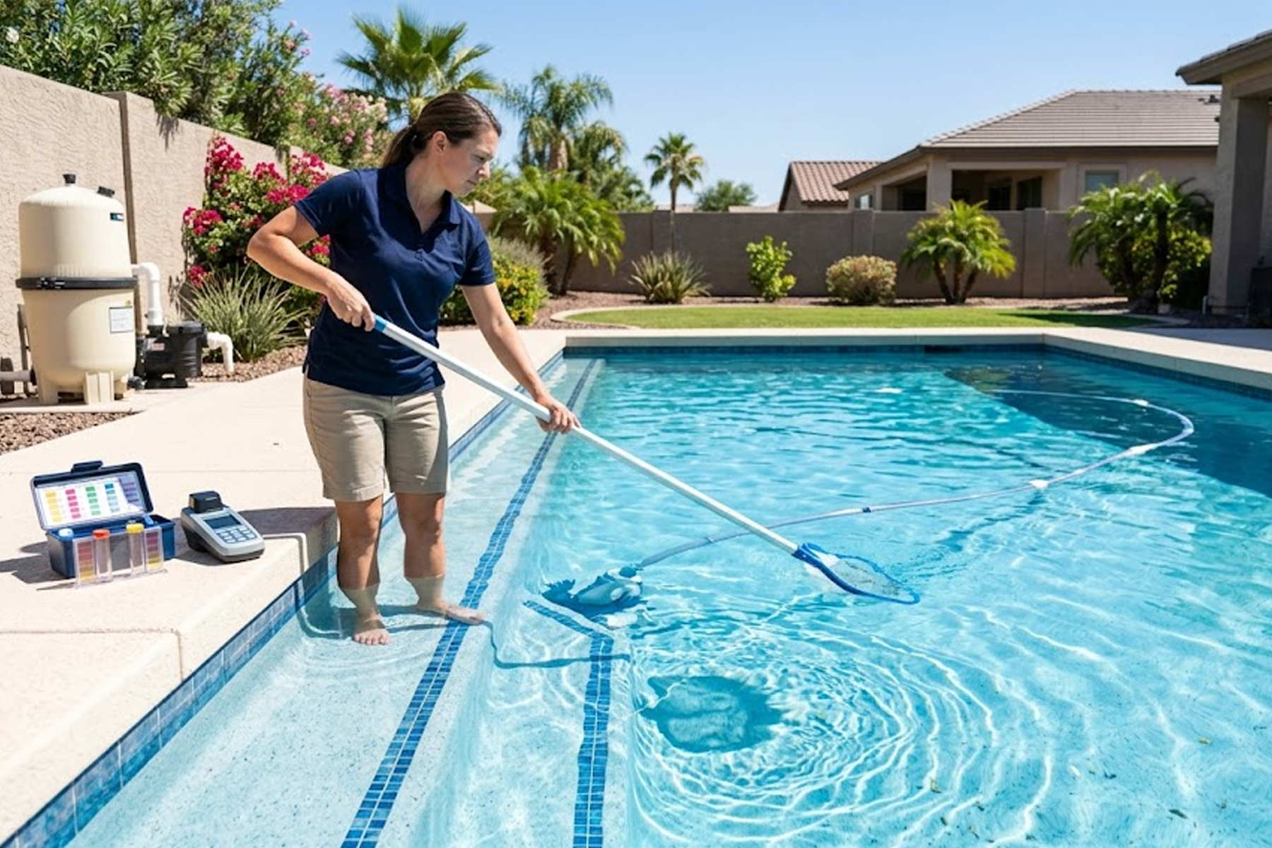 How Pool Cleaning Service Improves Water Quality in Chandler