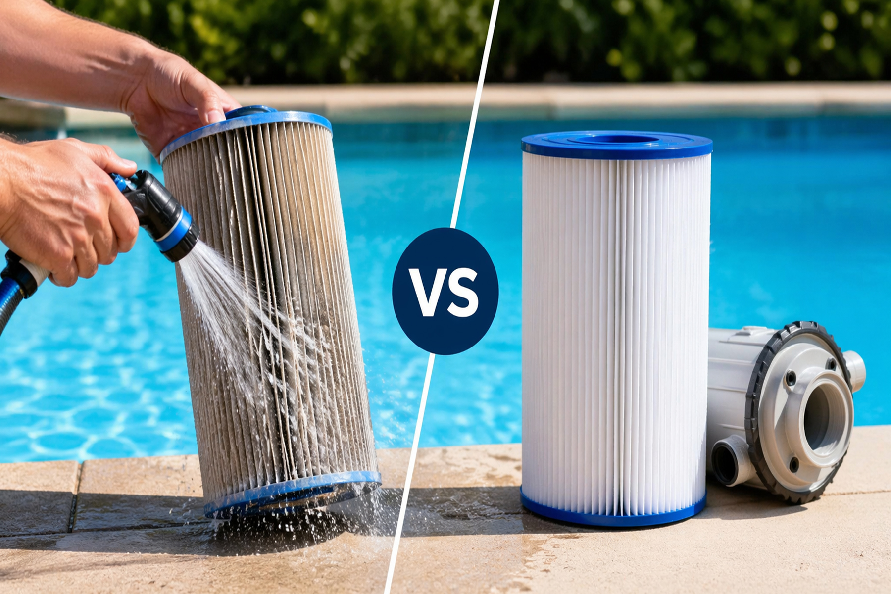Pool Filter Cleaning vs Replacement in Tempe