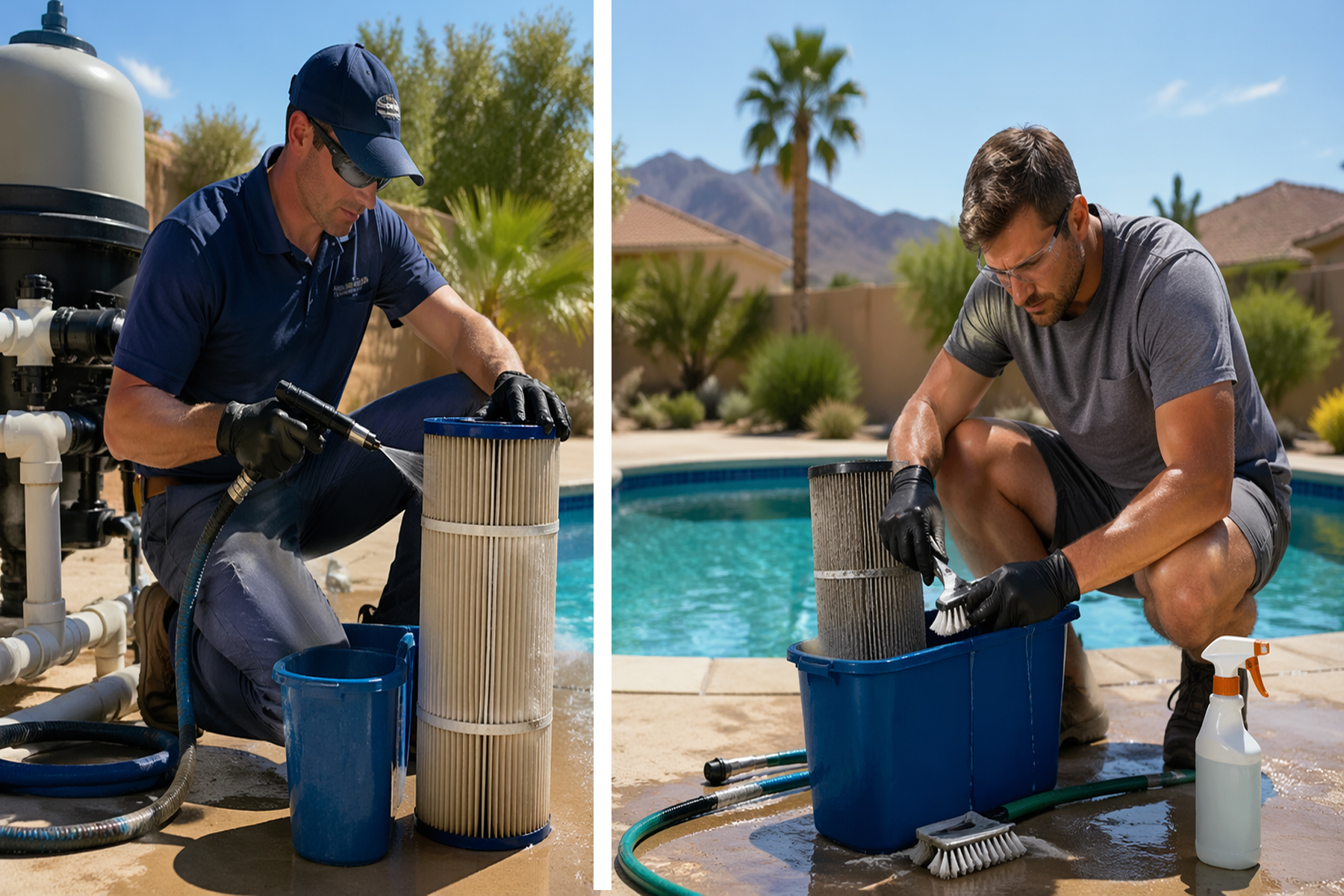 Professional Pool Filter Cleaning vs DIY in Tempe