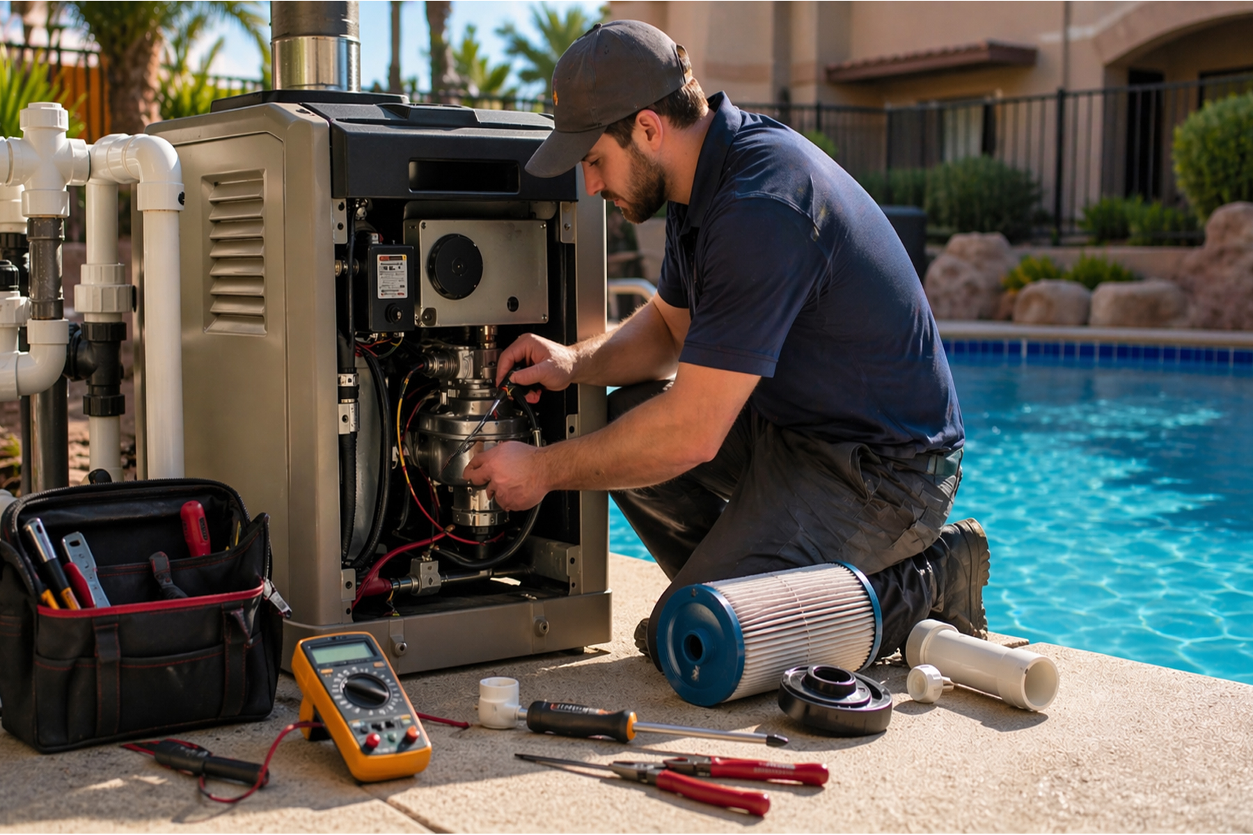 Common Pool Heater Repair Issues in Mesa
