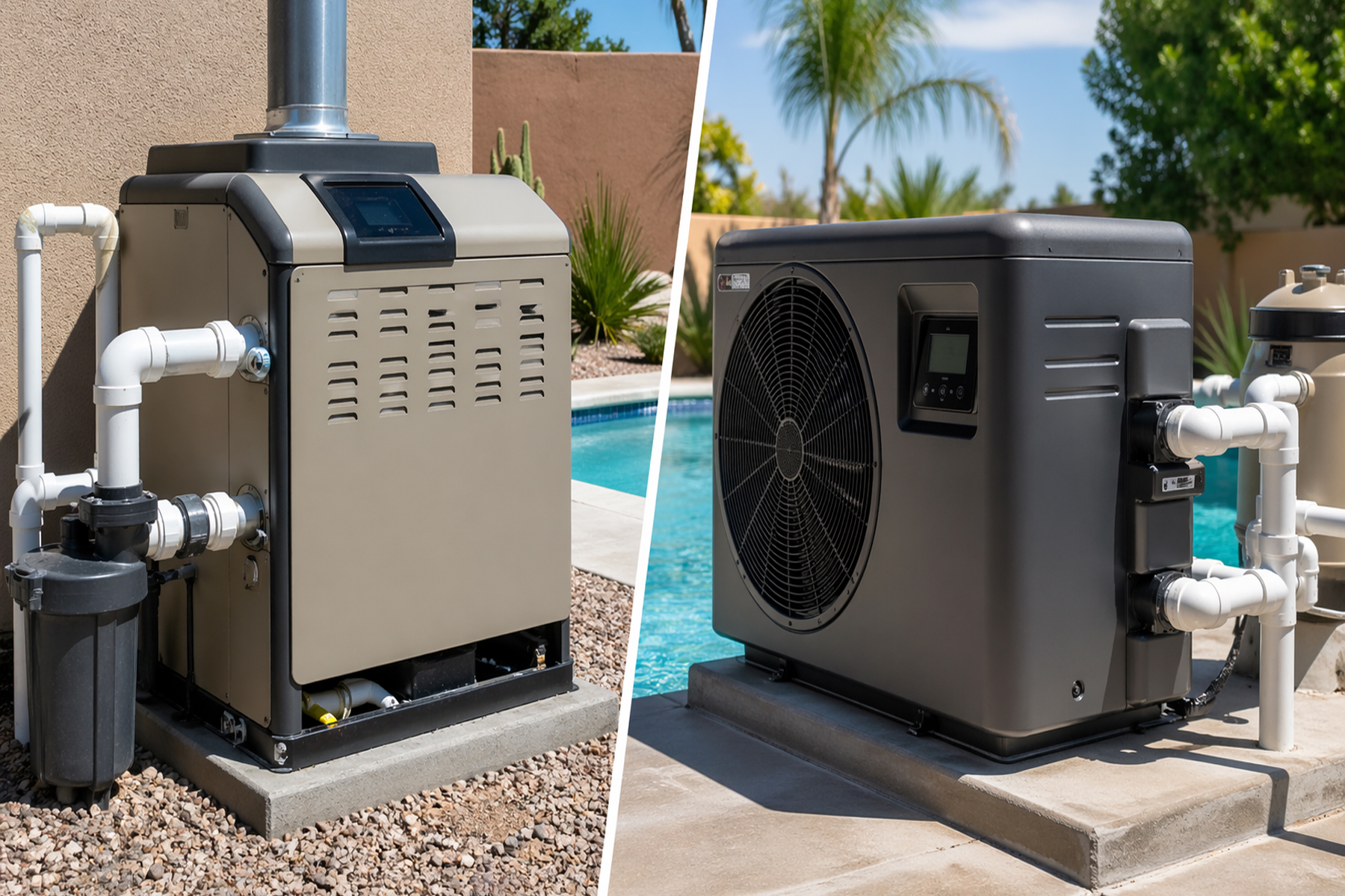 Gas vs Electric Pool Heater Repair in Scottsdale