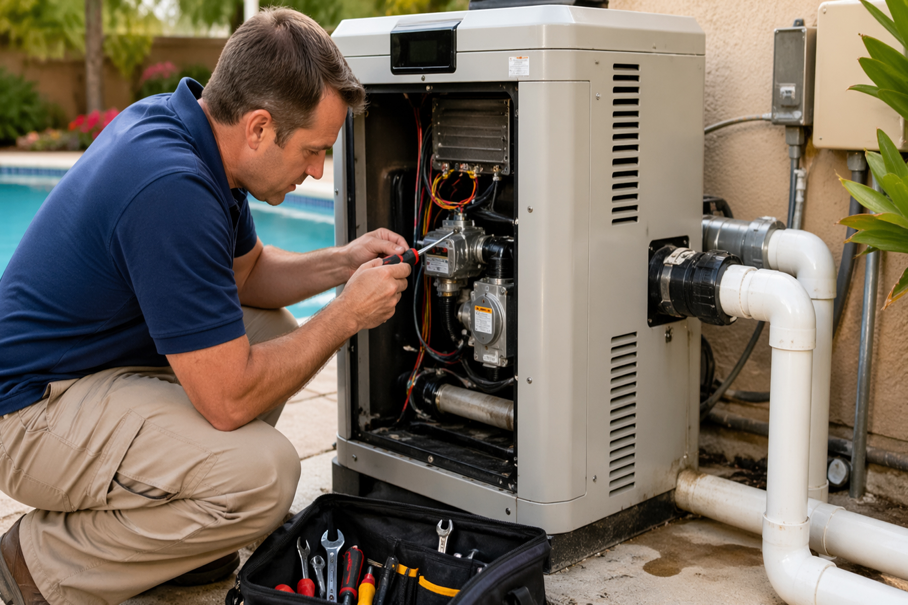 Pool Heater Repair Tips Before Calling a Pro in Glendale