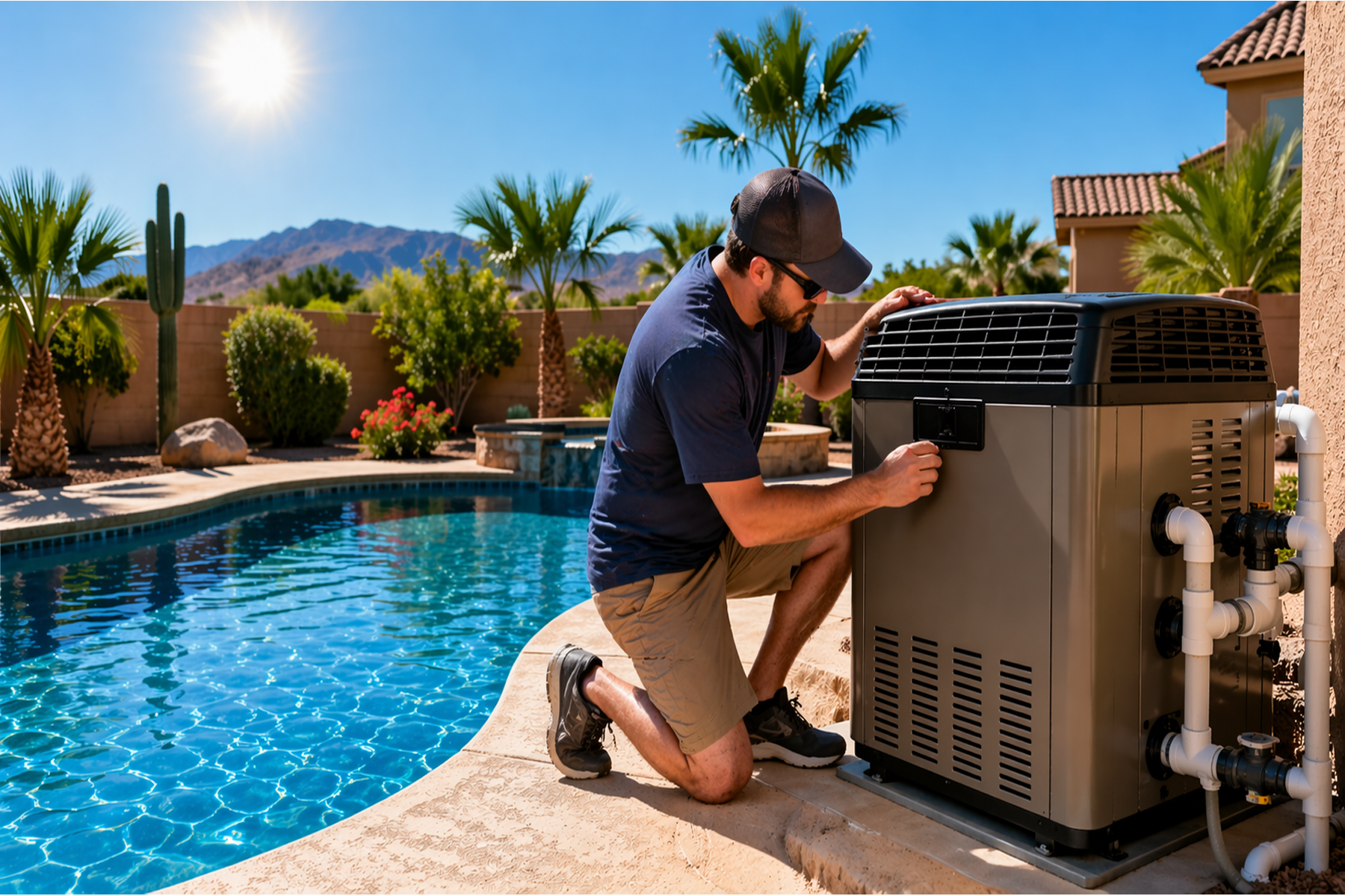 How Arizona Weather Impacts Pool Heater Performance in Gilbert