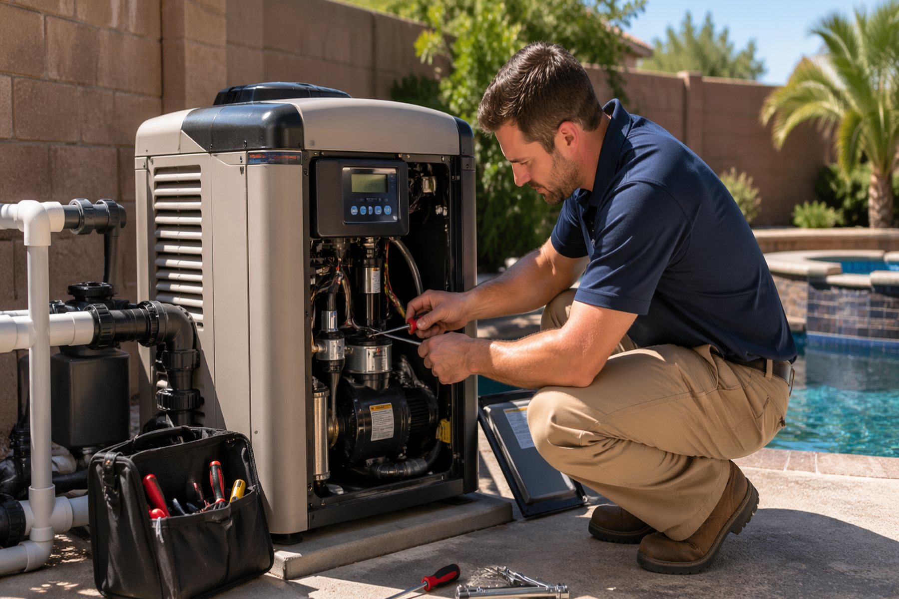 Why Timely Pool Heater Repair Matters in Chandler