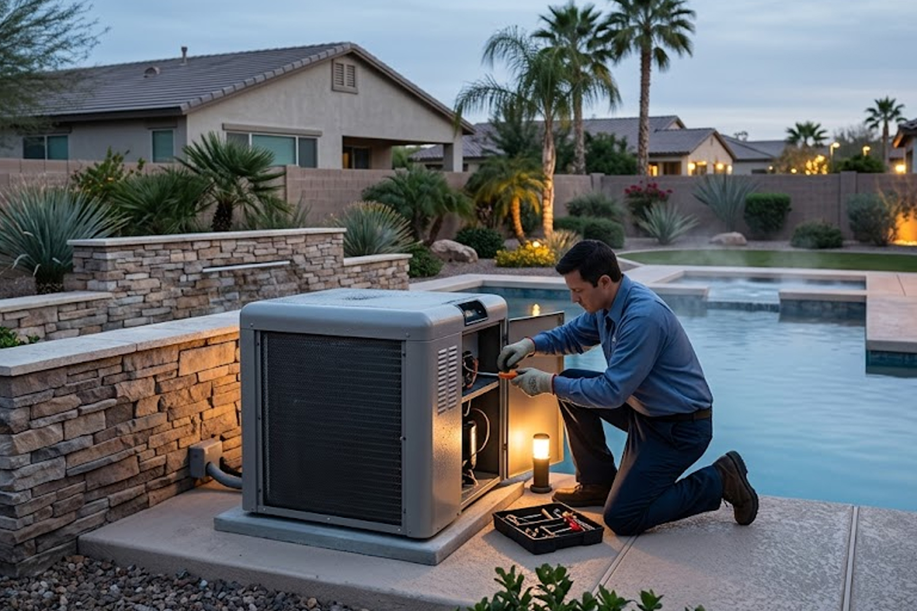 Why Pool Heater Repair Matters in Glendale Winters
