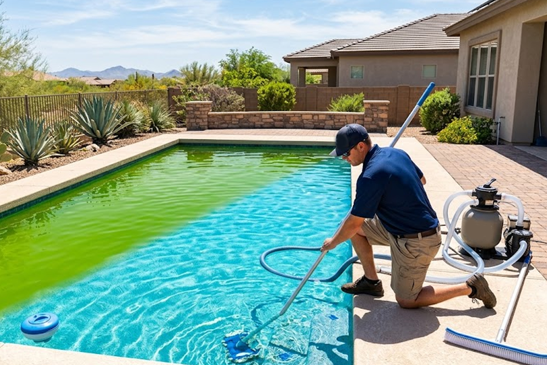 How to Fix Green Pool Water Fast in Chandler