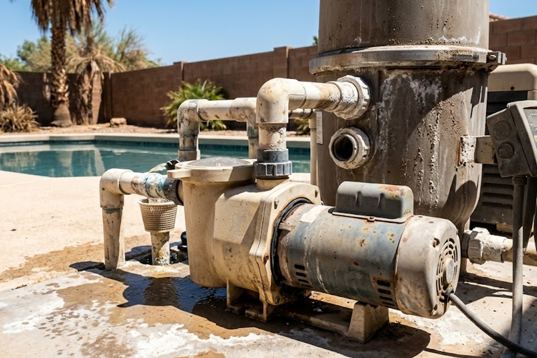 What Causes Pool Equipment Failure in Mesa?