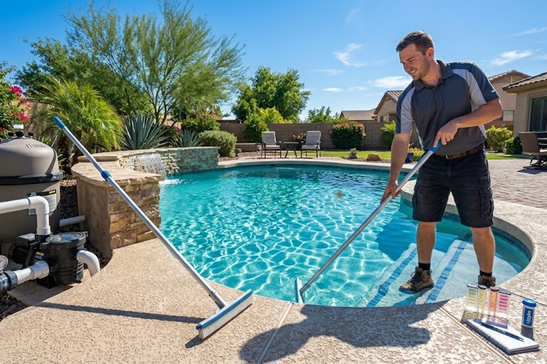 How Pool Maintenance Prevents Algae Growth in Tempe