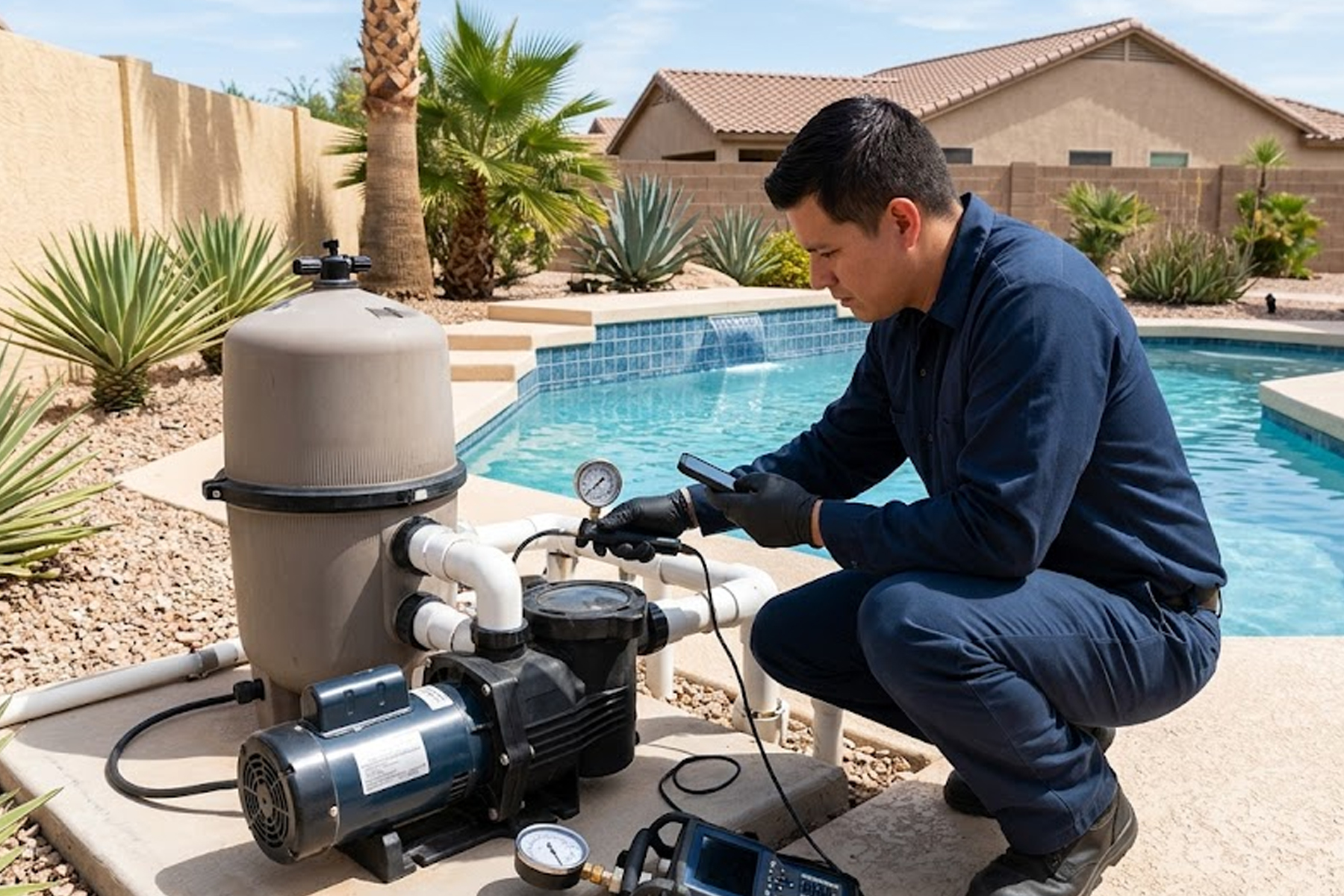 Pool Inspection Service for Hidden Damage in Mesa