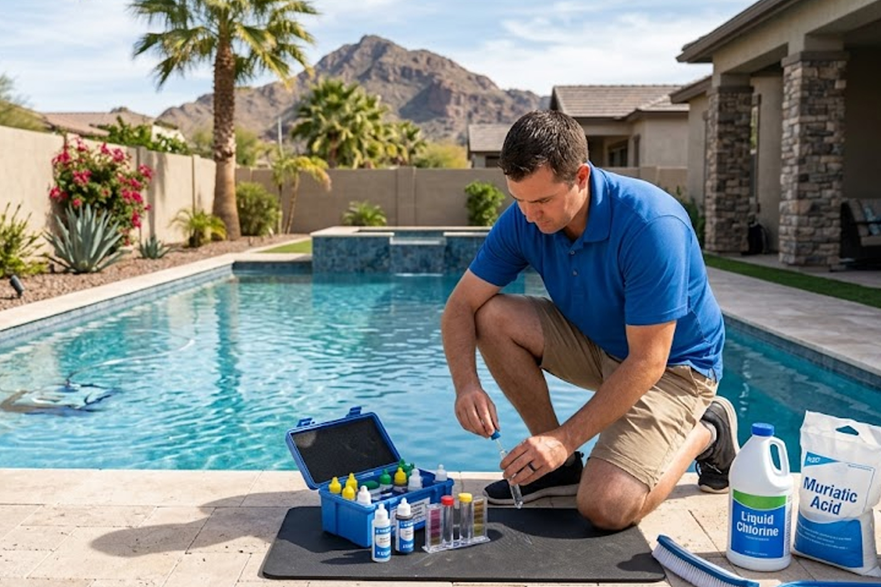 Troubleshooting Pool Water Chemistry Issues in Tempe