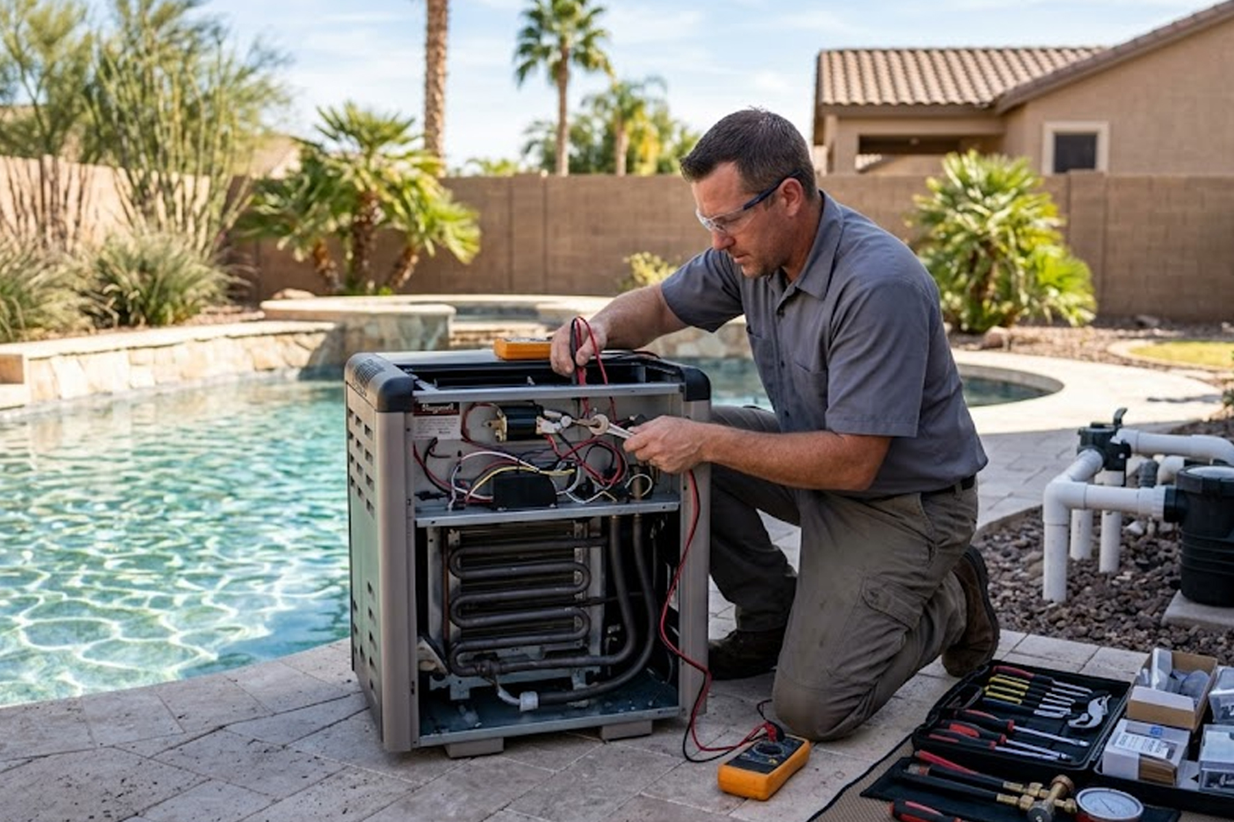 Cost Breakdown of Pool Heater Repair in Mesa